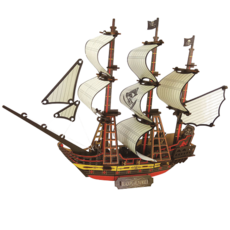 써뉴즈 시니어 스마트 브레인 선박 3D 입체퍼즐, 126피스, 13호, 1개