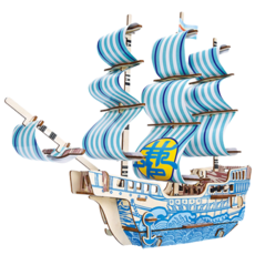 써뉴즈 시니어 스마트 브레인 선박 3D 입체퍼즐, 71피스, 11호, 1개