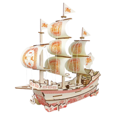 Sunnews 樂齡益智健腦 船舶 3D 立體拼圖 5號, 83件, 1個