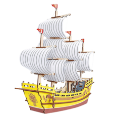 써뉴즈 시니어 스마트 브레인 선박 3D 입체퍼즐, 77피스, 8호, 1개