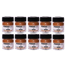 신한화구 전문가 메탈릭 파우더 Jar 골드 10p, 30ml, 1색