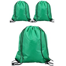 엘쏘 스포츠 다용도 신발 가방, 다크그린, 3개