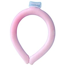 엘쏘 아이스 넥 쿨러 밴드 링 튜브, 핑크, 1개