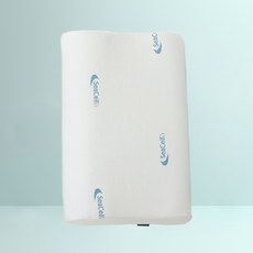 youseed 萌芽枕 粉紅色 火山灰乳膠枕頭, 1個, 白色