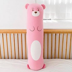 JONi Gomduri 小熊身體長抱枕枕套, 粉紅色