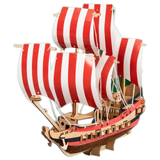 Sunuse 益智智能戰艦 3D立體拼圖, 139件, 9號, 1個