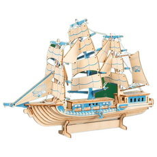 Sunuse 益智智能戰艦 3D立體拼圖, 76件, 2號, 1個