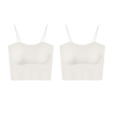 엘쏘 여성용 소프트 이지 브라캡 끈나시 2p