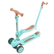 Alpaca Infinity 4in1 滑板車 嚕嚕車, 1個, 淺薄荷綠