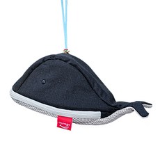 OCEANTAG 鯨魚面罩收納包, 黑色