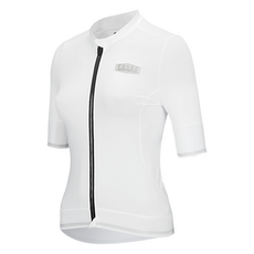 nsr 女款Pondo冰涼簡約短袖針織衫, 白色