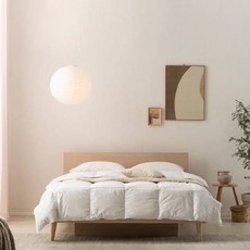 리바스 토스트 침대 프레임 단품 헤드형 방문설치, 라이트오크