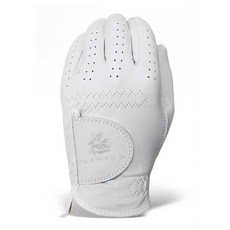 男款優質羊皮高爾夫手套 左手用, 1個, 白色