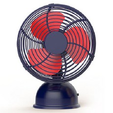 보국전자 룬드런던 메탈 무선 탁상팬, BKF-4111B, 네이비 오렌지