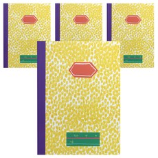 Jena 半半筆記本, 混合顏色, 4個