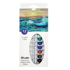 jinusco 藝術家油畫顏料組, 12色