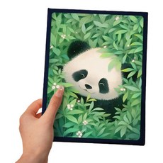 Allode 可愛熊貓回憶插入式相簿 橫式版 18.7 x 26 cm 200p, 50張, 05 E款熊貓