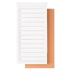 Maket Gamseong 可撕式便攜便條本, 20個, 清單, 50張