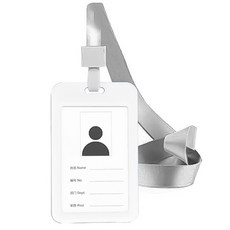 Maket Gamseong 掛頸式卡片保護套, 20個, 白色