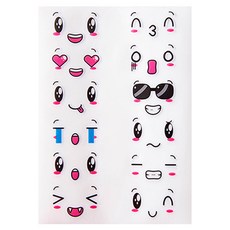 Maket Gamseong 表情符號貼紙, 60個, 6號