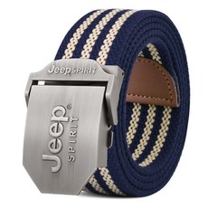 Jeep SPIRIT 休閒運動帆布腰帶 BT0498 + 盒組