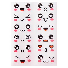 마켓감성 이모티콘스티커, 4호, 60개