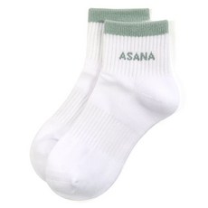 아사나 여성용 쿼터 파일 쿠션 삭스, 화이트, 1개