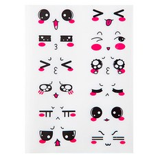 Maket Gamseong 表情符號貼紙, 60個, 3號
