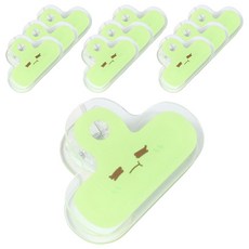 Maket Gamseong 表情符號表情夾 綠色, 1入, 10個