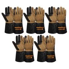 KameLo 皮革焊接手套 819-PD, 5雙