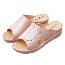 스코프어스 여성용 웨지 통굽 슬리퍼 WSP011