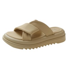 스코프어스 여성용 소프트 비치 통굽 슬리퍼 WSP012