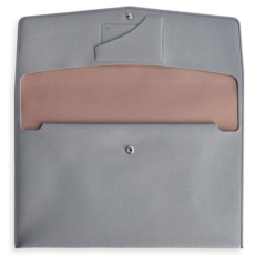 PLEPIC 衝撞A4口袋手拿包, 1個, 09石灰色