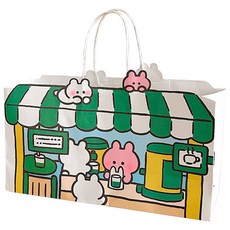 Maket Gamseong 兔子雲朵商店禮物包裝袋, 10個, 咖啡廳