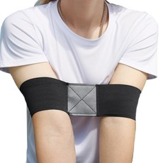 Earlyports 高爾夫練習揮桿臂帶, 1個, 黑色