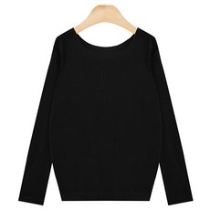 뜨개진 여성용 루즈핏 시스루 그물 보트넥 롱 엑실리 니트