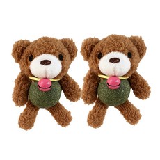 로위드 고양이 캣닢 봉제인형, 곰돌, 1개