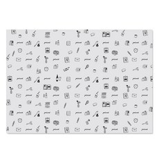 Design by J Present Signature 禮物包裝紙, 20個, 灰色