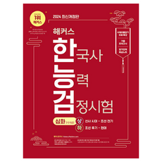 2024 Hackers韓國史能力檢定考試 深入(1·2·3級)+背誦強化複習筆記, 駭客韓國歷史