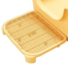 Lanboer 貓咪防落砂踏板, 1個, 黃色