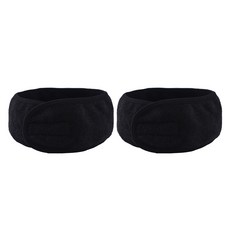 조니프리 찍찍이 세안밴드, 블랙, 2개