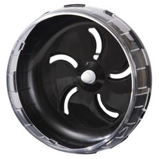 Yoreungae 基本色彩小動物滾輪 17.5cm, 黑色, 1個