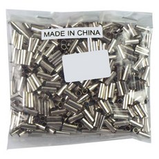 Sea Time 釣魚圓形套管 2.6mm, 500個, 銀色