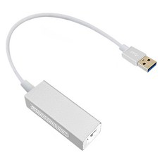 NONEW USB 3.0 Giga 網路轉接器 網卡, NONEW-GLU30LS(淺銀色), 1個
