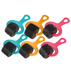 Kes.B Art School 圖案滾輪6件組 2634, 黑色, 1套