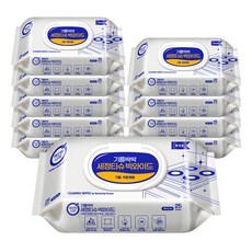 KleanNara 可綠納樂 強力去油清潔濕巾 加大款 蓋裝 25抽, 10個