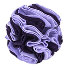 Kkalkkeumdeohagi 犬用不織布藏食玩具球, 紫色, 1個