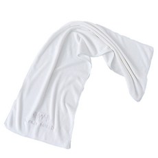 Sonio Work Hard 柔軟運動毛巾 30 x 100 cm, 01 白色, 1個