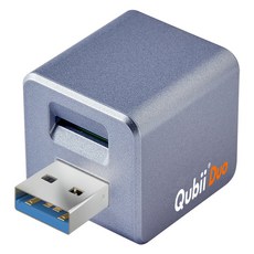 Qubii Duo Galaxy iPhone 自動備份 USB A型 SD卡讀卡機, 薰衣草紫, MKPQD-PP