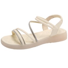 루잔 바이로쏘 여성용 트윙클 트리플 스트랩 샌들 3cm BRS089